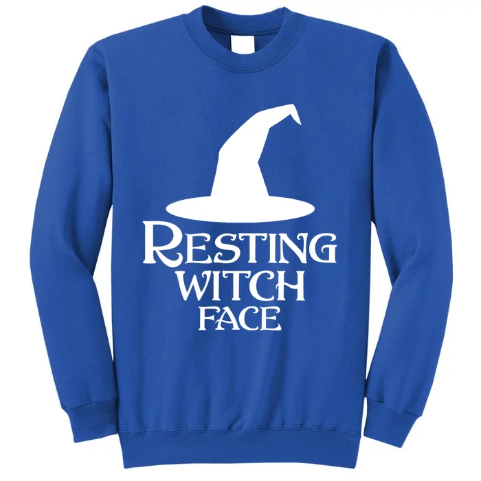 Resting Witch Face Silly Halloween Gift Sweatshirt