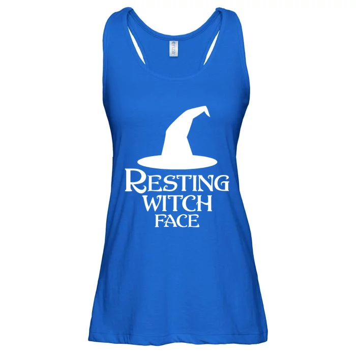 Resting Witch Face Silly Halloween Gift Ladies Essential Flowy Tank