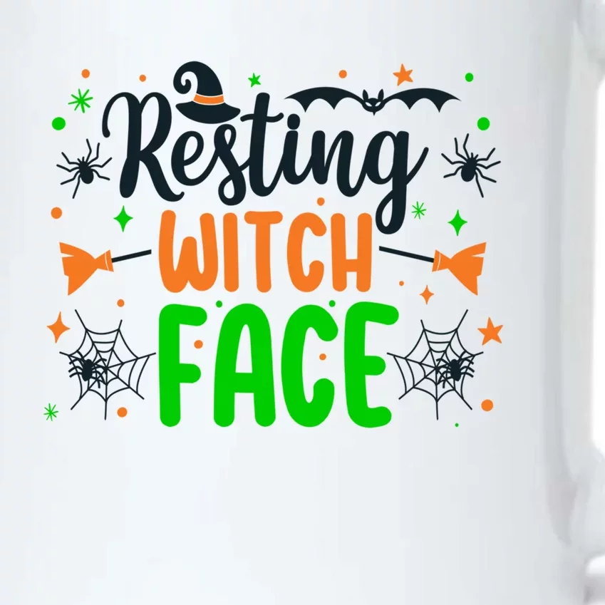 Resting Witch Face Spooky Halloween Vibes Meaningful Gift Black Color Changing Mug