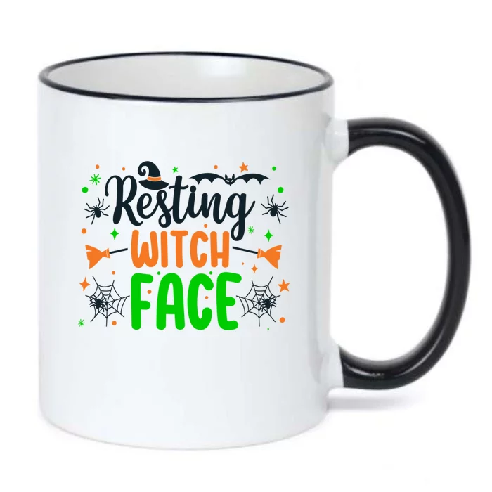 Resting Witch Face Spooky Halloween Vibes Meaningful Gift Black Color Changing Mug