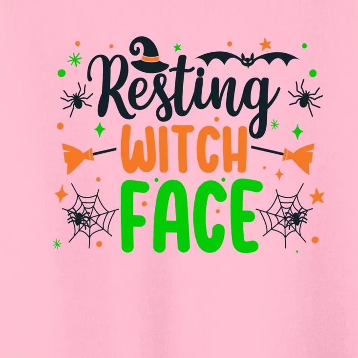 Resting Witch Face Spooky Halloween Vibes Meaningful Gift Toddler T-Shirt