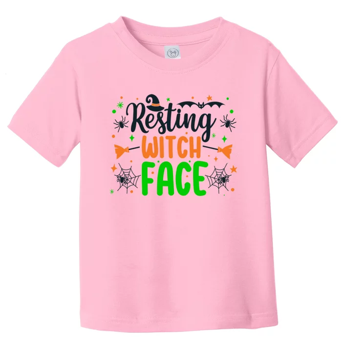 Resting Witch Face Spooky Halloween Vibes Meaningful Gift Toddler T-Shirt