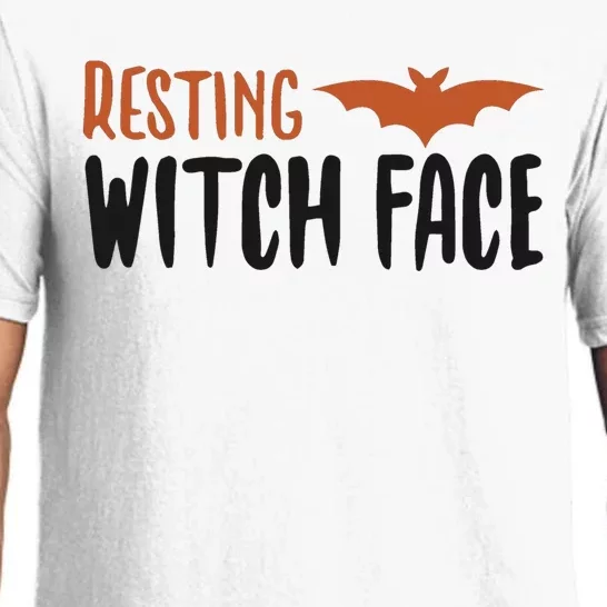 Resting Witch Face Halloween Funny Cute Gift Pajama Set