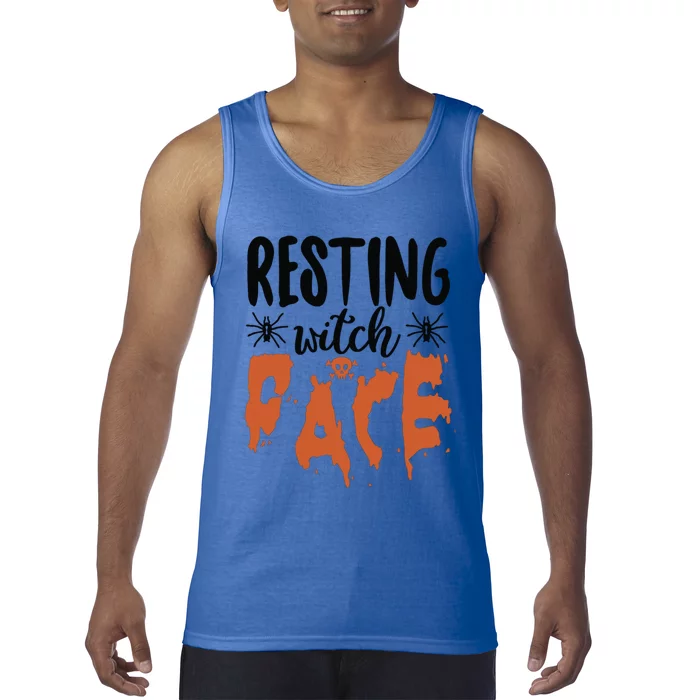 Resting Witch Face Halloween Humor Gift Tank Top