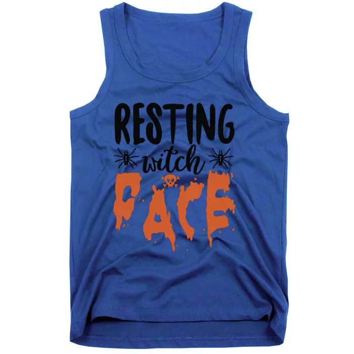 Resting Witch Face Halloween Humor Gift Tank Top