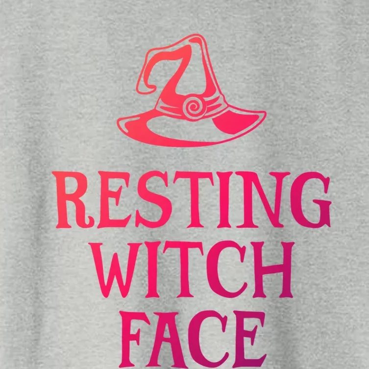 Resting Witch Face Gift Women's Crop Top Tee