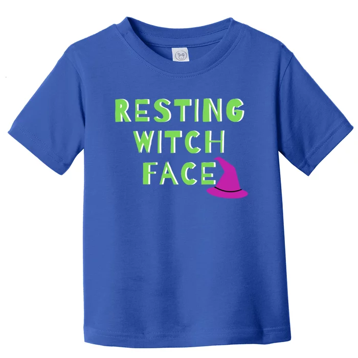 Resting Witch Face Halloween Statet Cool Gift Toddler T-Shirt