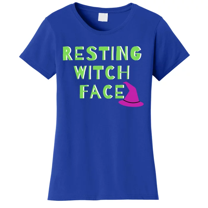 Resting Witch Face Halloween Statet Cool Gift Women's T-Shirt