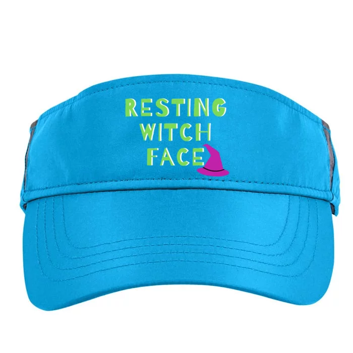 Resting Witch Face Halloween Statet Cool Gift Adult Drive Performance Visor