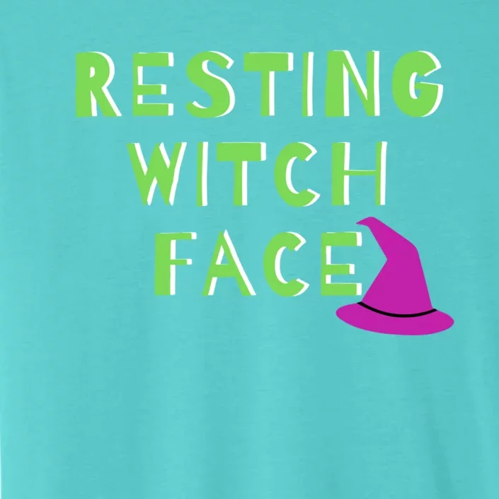 Resting Witch Face Halloween Statet Cool Gift ChromaSoft Performance T-Shirt