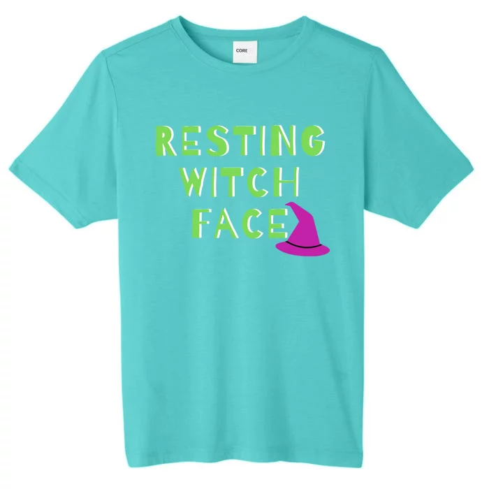 Resting Witch Face Halloween Statet Cool Gift ChromaSoft Performance T-Shirt