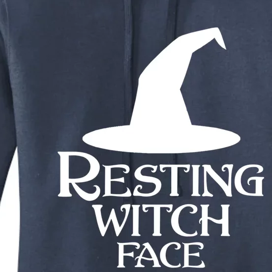 Resting Witch Face Silly Halloween Gift Women's Pullover Hoodie