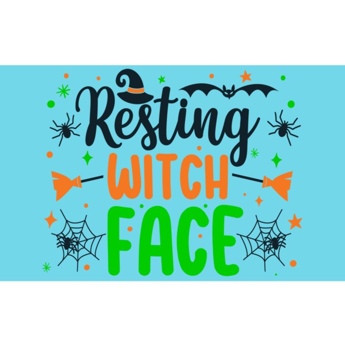 Resting Witch Face Spooky Halloween Vibes Gift Bumper Sticker