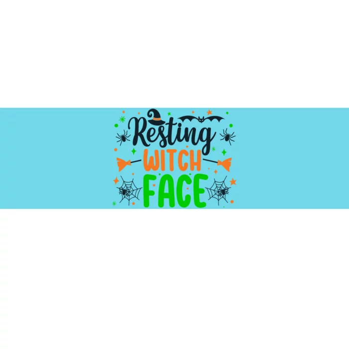 Resting Witch Face Spooky Halloween Vibes Gift Bumper Sticker