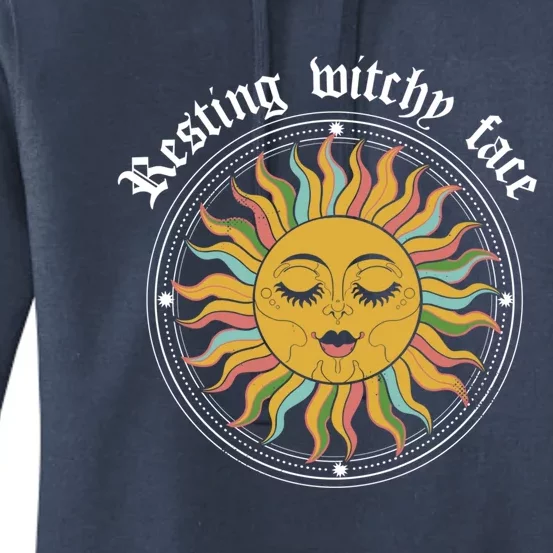 Resting Witch Face Sun Gift Women's Pullover Hoodie