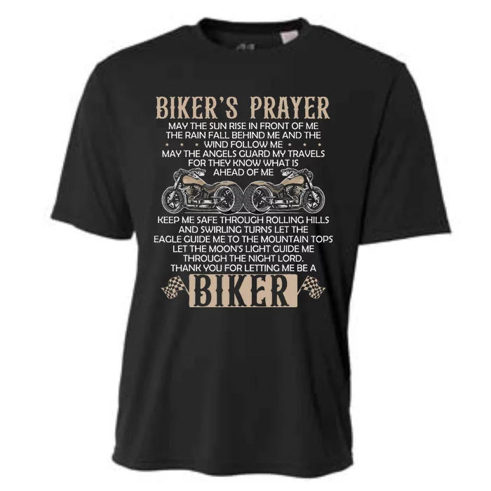 Ride with Faith Inspirational Motorcycle Prayer Cooling Performance Crew T-Shirt