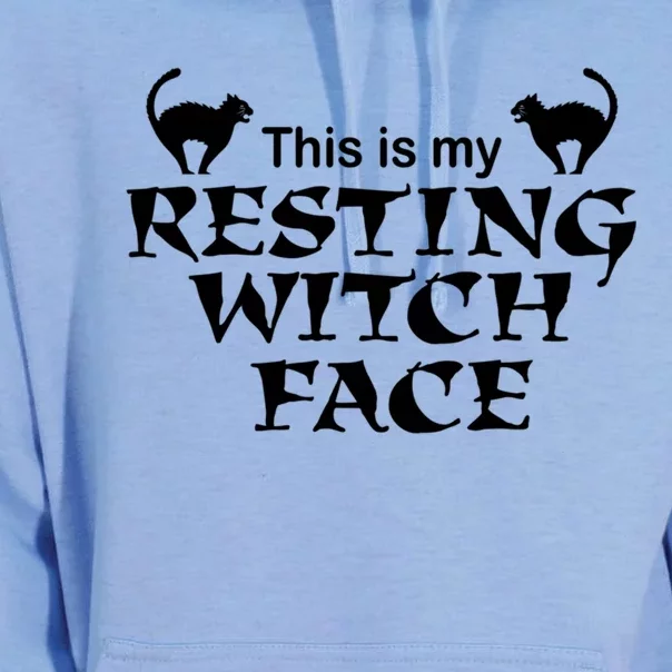 Resting Witch Face Gift Unisex Surf Hoodie