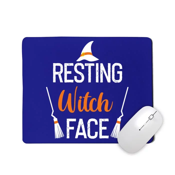 Resting Witch Face Gift Mousepad