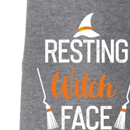 Resting Witch Face Gift Doggie 3-End Fleece Hoodie