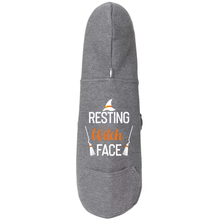 Resting Witch Face Gift Doggie 3-End Fleece Hoodie