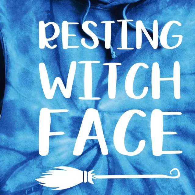 Resting Witch Face Gift Tie Dye Hoodie