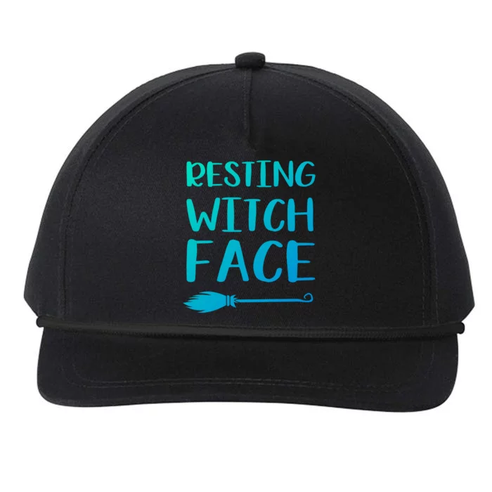 Resting Witch Face Gift Snapback Five-Panel Rope Hat