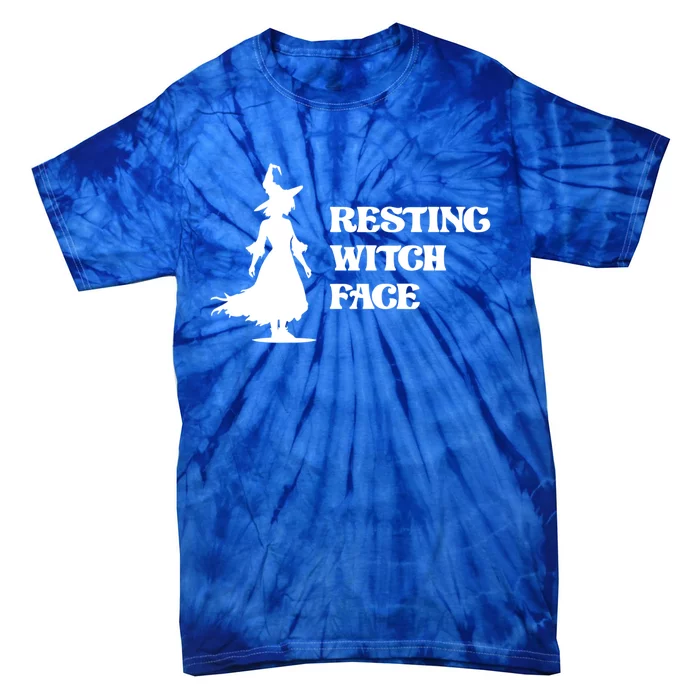 Resting Witch Face Funny Gift Tie-Dye T-Shirt