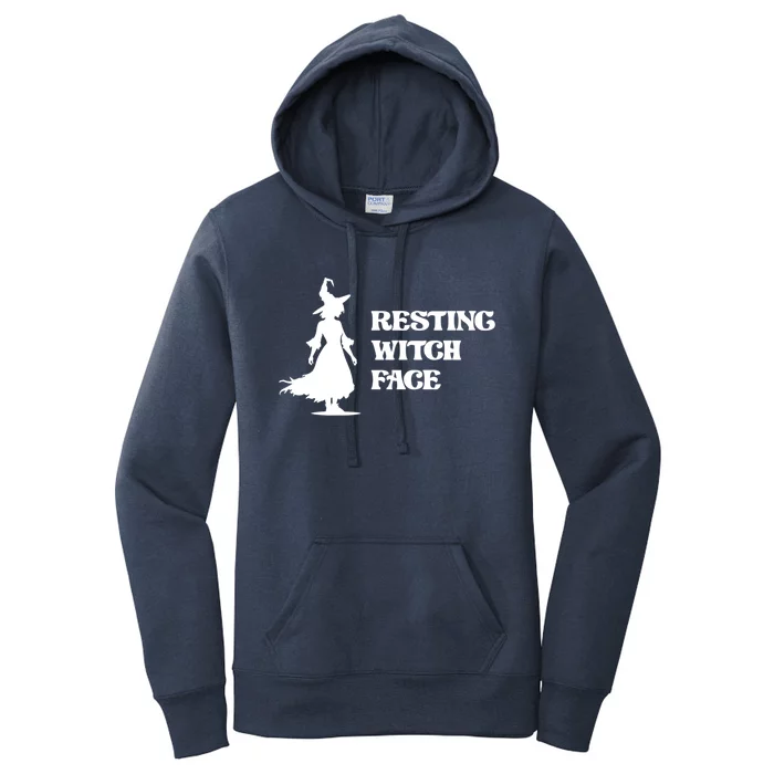 Resting Witch Face Funny Gift Women's Pullover Hoodie