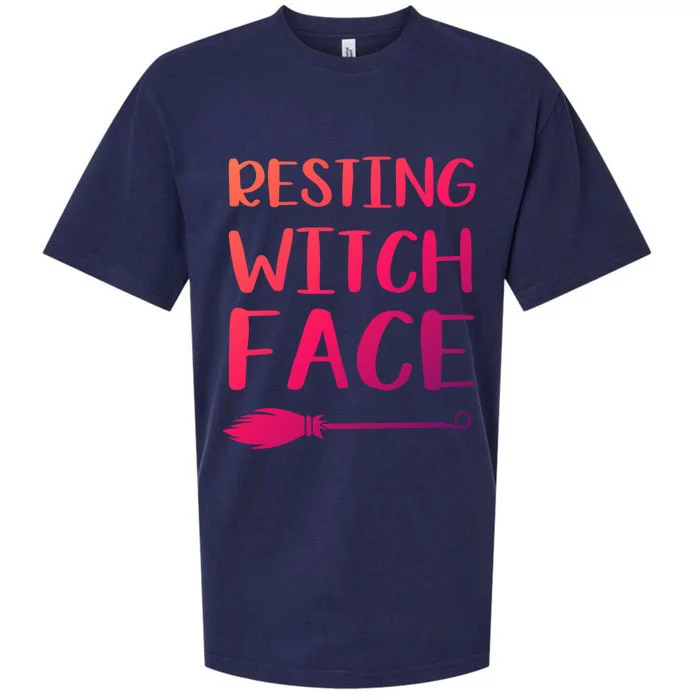 Resting Witch Face Gift Sueded Cloud Jersey T-Shirt