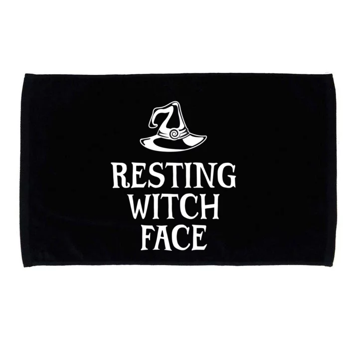 Resting Witch Face Gift Microfiber Hand Towel