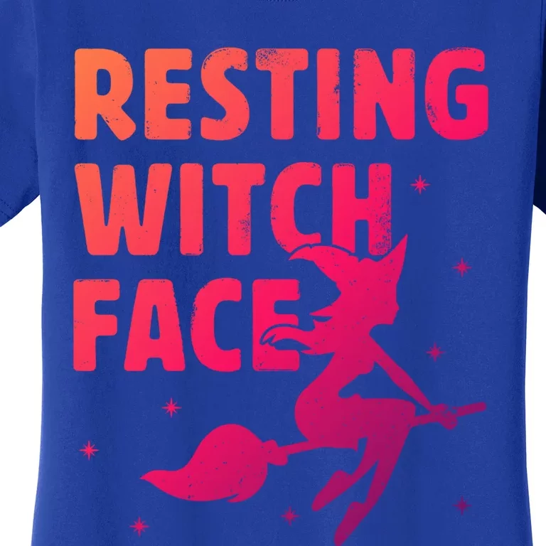 Resting Witch Face Cool Gift Witches Halloween Costume Gift Cute Gift Women's T-Shirt