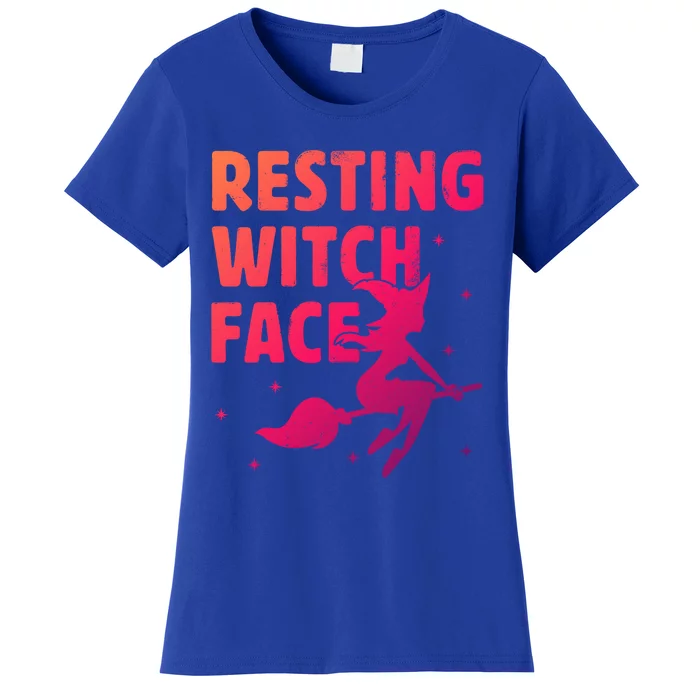 Resting Witch Face Cool Gift Witches Halloween Costume Gift Cute Gift Women's T-Shirt