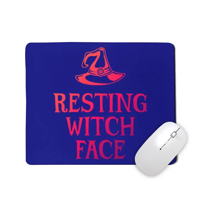 Resting Witch Face Gift Mousepad