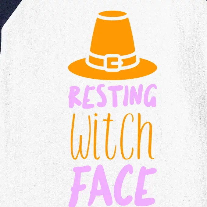 Resting Witch Face Gift Baseball Sleeve Shirt