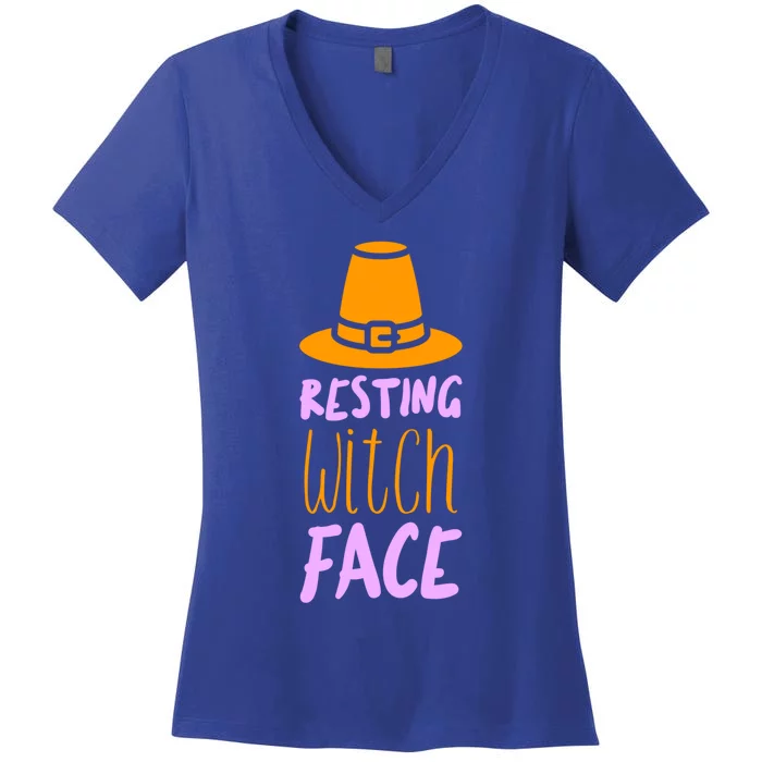 Resting Witch Face Gift Women's V-Neck T-Shirt