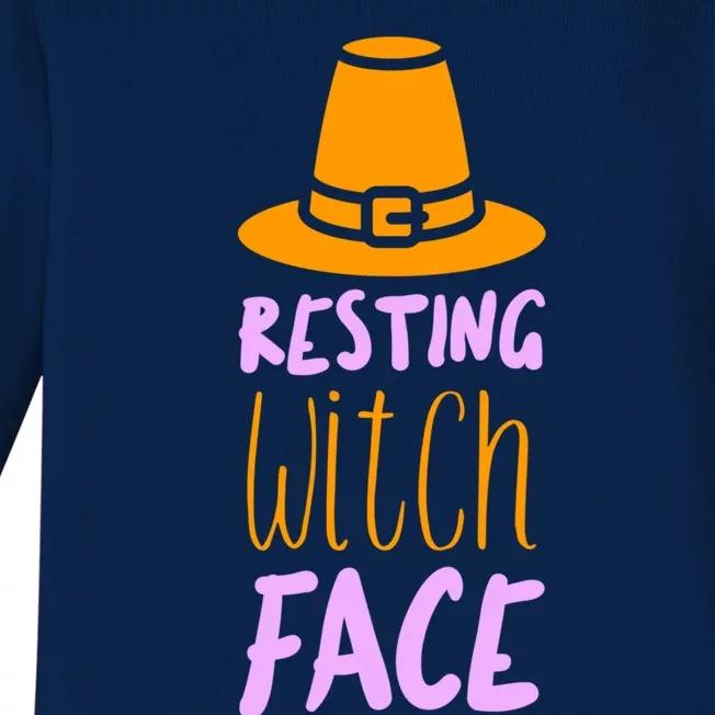 Resting Witch Face Gift Baby Long Sleeve Bodysuit