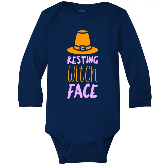 Resting Witch Face Gift Baby Long Sleeve Bodysuit