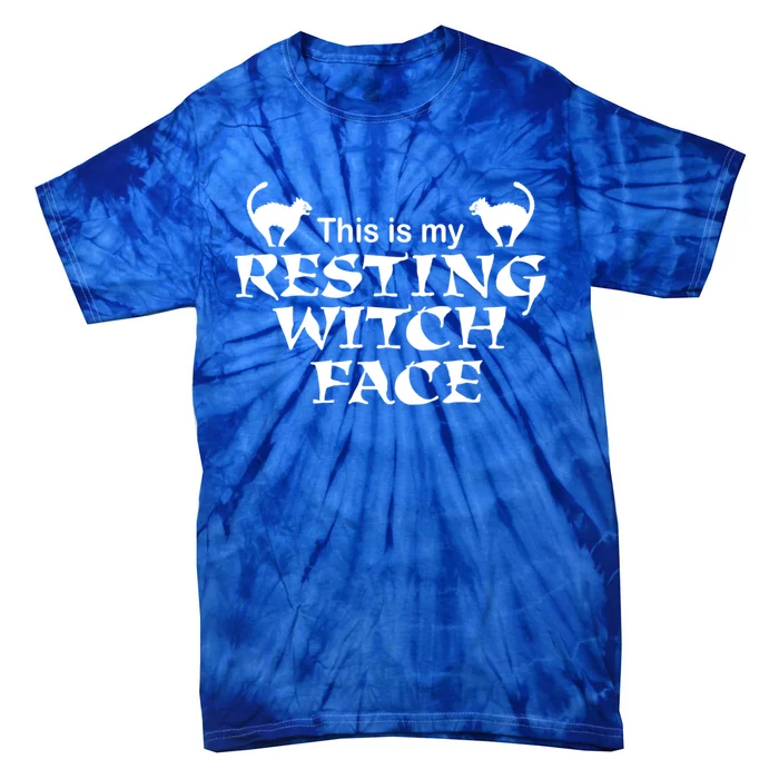 Resting Witch Face Gift Tie-Dye T-Shirt