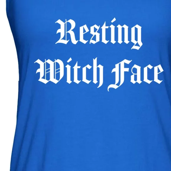 Resting Witch Face Gift Ladies Essential Flowy Tank