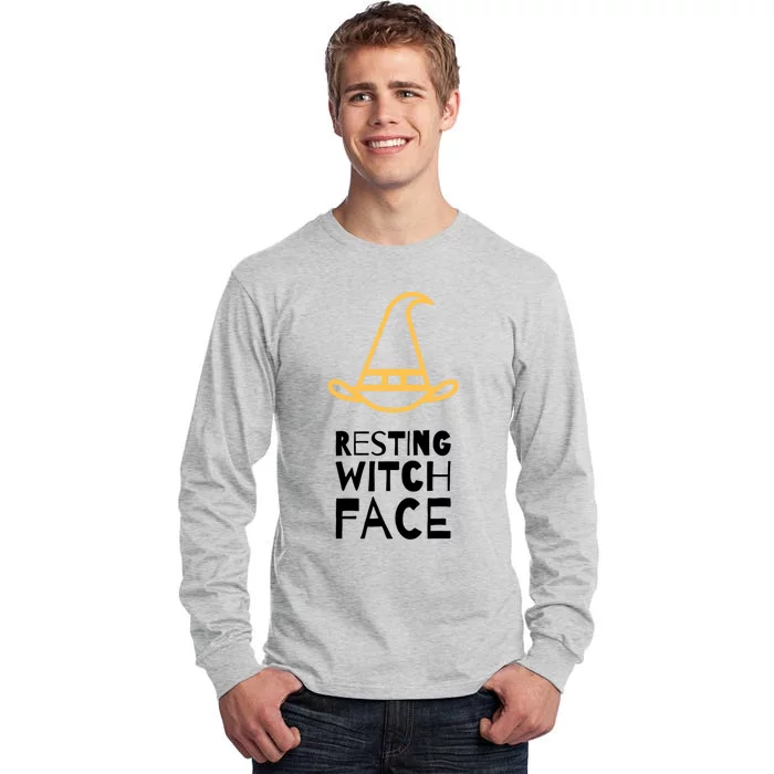 Resting Witch Face Cool Gift Tall Long Sleeve T-Shirt