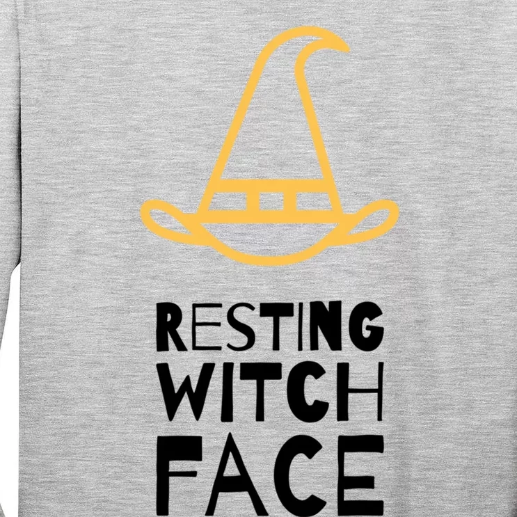 Resting Witch Face Cool Gift Tall Long Sleeve T-Shirt