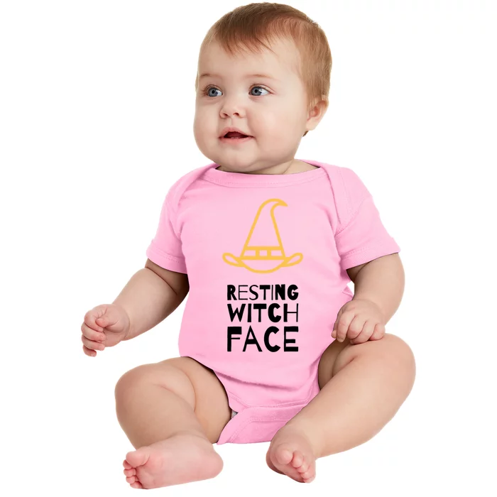 Resting Witch Face Cool Gift Baby Bodysuit