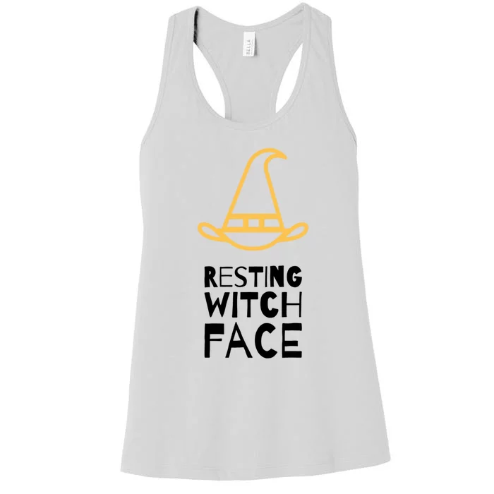 Resting Witch Face Cool Gift Women's Racerback Tank