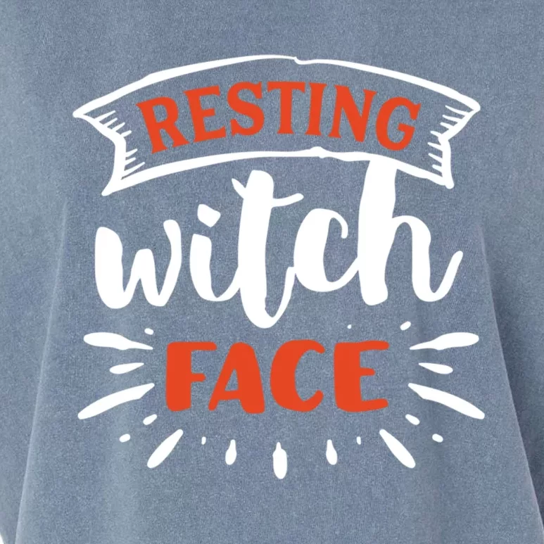 Resting Witch Face Gift Garment-Dyed Women's Muscle Tee