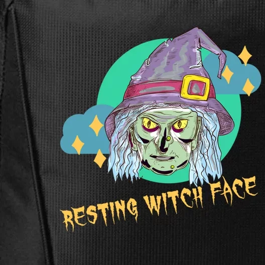 Resting Witch Face Gift City Backpack