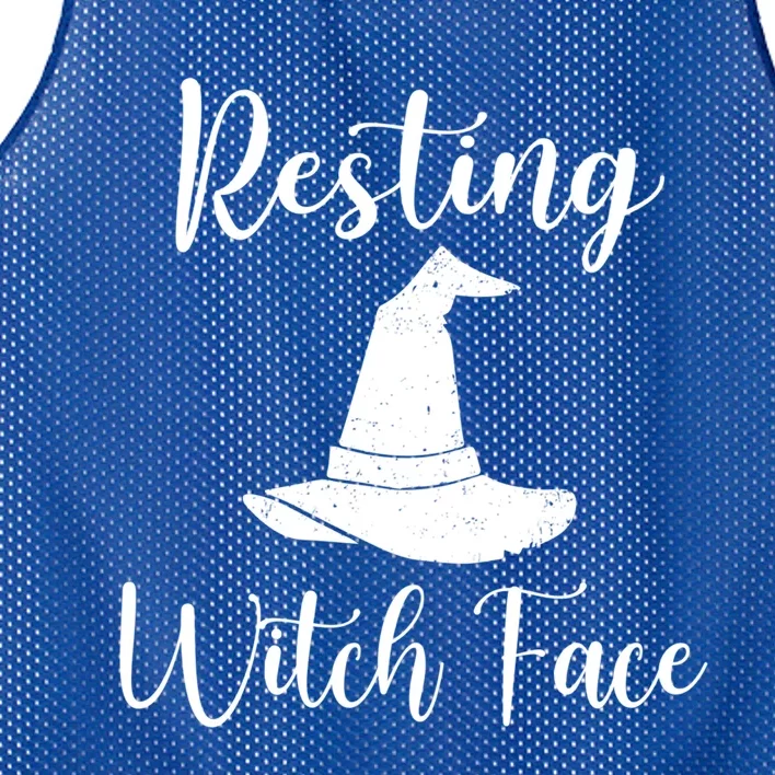 Resting Witch Face Gift Mesh Reversible Basketball Jersey Tank