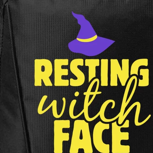 Resting Witch Face Witchy Halloween Party Witches Gift City Backpack