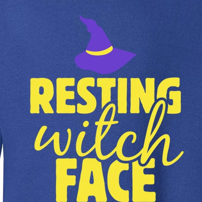 Resting Witch Face Witchy Halloween Party Witches Gift Toddler Sweatshirt