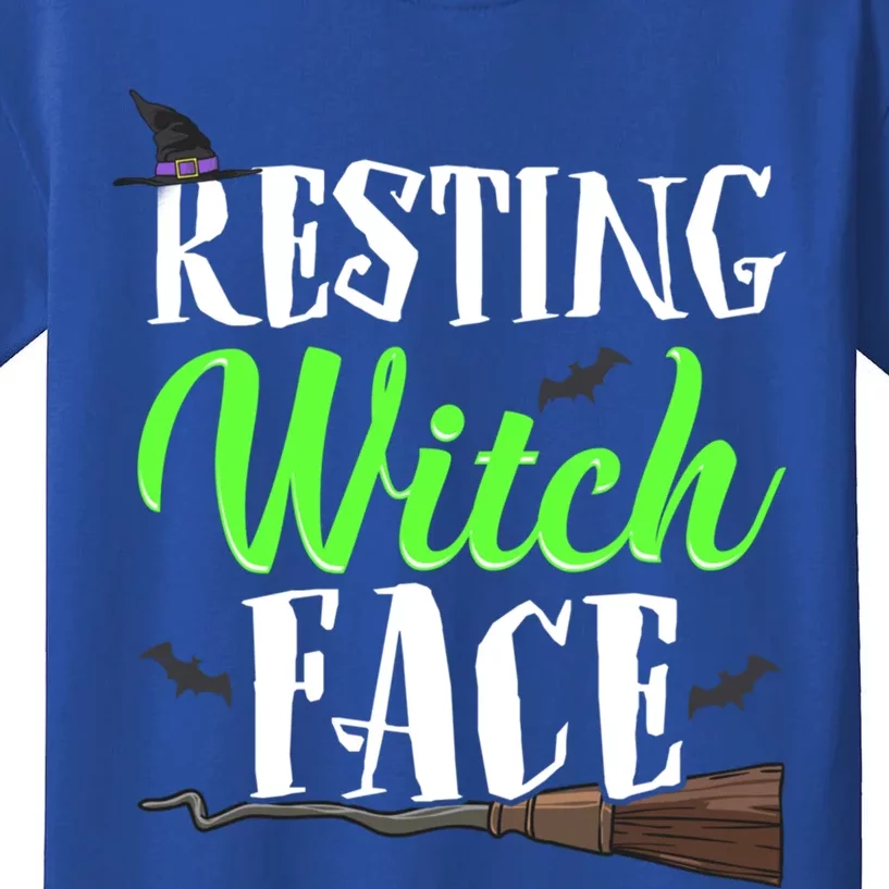 Resting Witch Face Cool Gift Witches Funny Halloween Meaningful Gift Kids T-Shirt