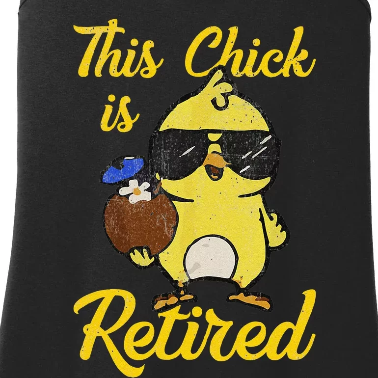 Retired Women Funny Retirement Gift Ladies Essential Tank